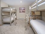 Bedroom 4 W/2 Bunk Beds and Twin & Trundle 
